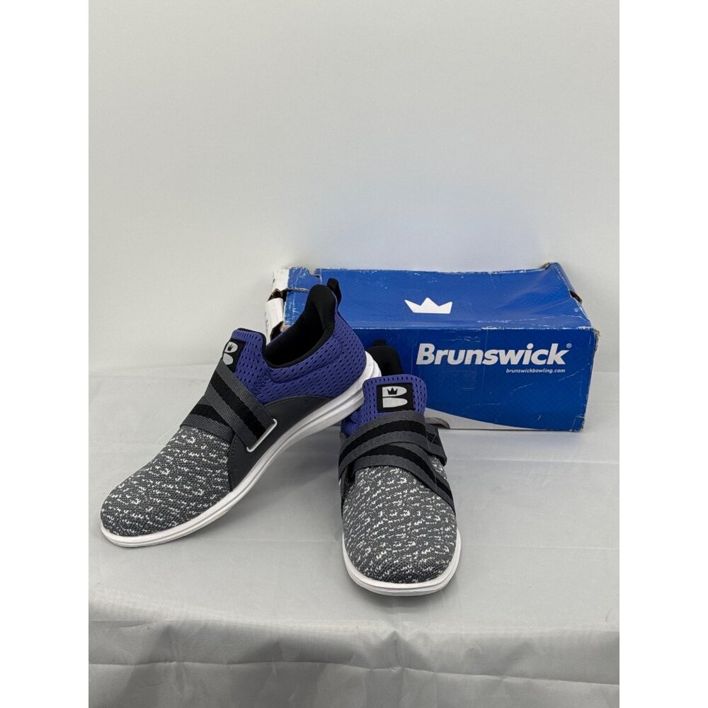 Brunswick Versa Womens Bowling Shoes Grey/Purple Size 8 M